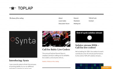 toplap.org screenshot