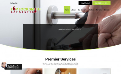 toplocksmithlafayette.com screenshot
