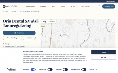 toppetannklinikk.com screenshot