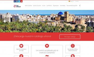 topschoolinspain.com screenshot