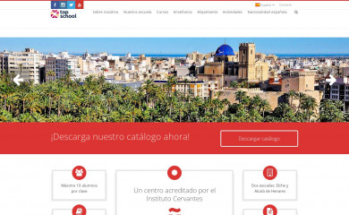 topschoolinspain.com screenshot