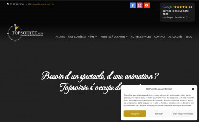 topsoiree.com screenshot