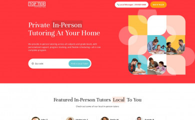 toptiertutoring.com screenshot