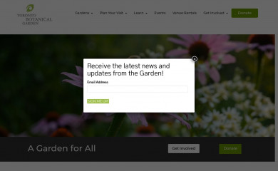 torontobotanicalgarden.ca screenshot