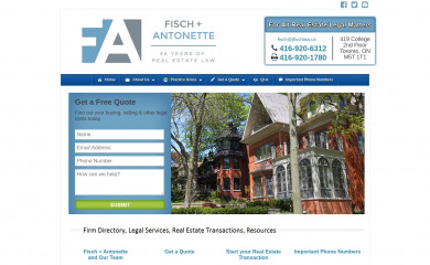 torontorealestatelawyer.co screenshot