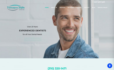 torrancesmiledental.com screenshot