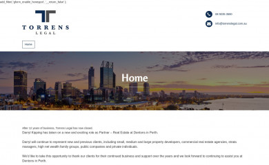 torrenslegal.com.au screenshot