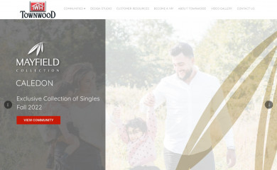 townwoodhomes.com screenshot