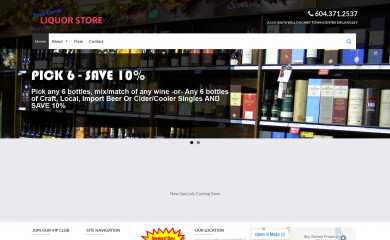 towncentreliquorstore.com screenshot