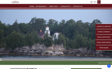 townofnasewaupeewi.gov screenshot