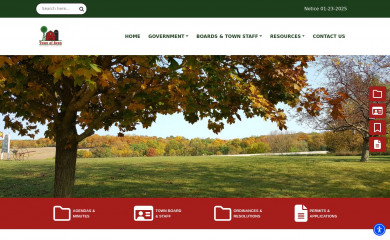 townofavonwi.gov screenshot