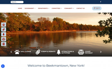 townofbeekmantown.com screenshot