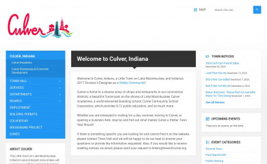 townofculver.org screenshot