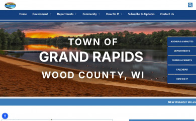 townofgrandrapids.org screenshot