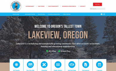 townoflakeview.org screenshot