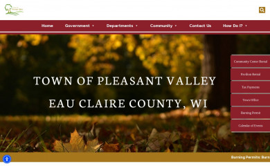 townofpleasantvalley.com screenshot