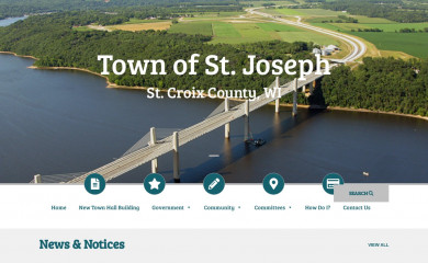 townofstjoseph.com screenshot