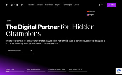 https://www.towa-digital.com screenshot