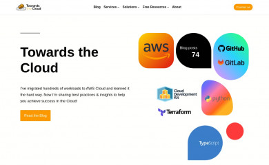 towardsthecloud.com screenshot