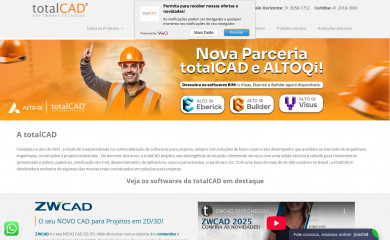 totalcad.com.br screenshot