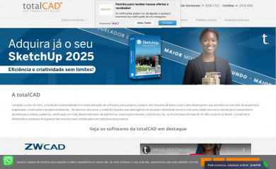 totalcad.com.br screenshot