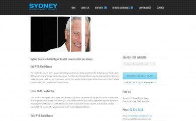 totaldentures.com.au screenshot