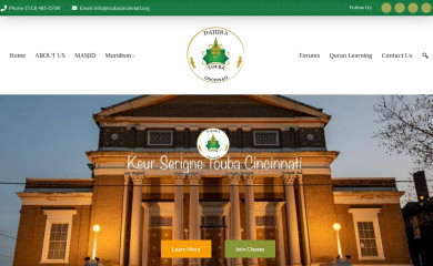 toubacincinnati.net screenshot