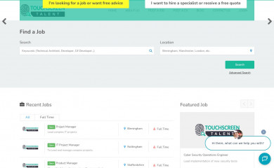 touchscreentalent.co.uk screenshot