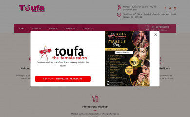 toufasalon.com screenshot