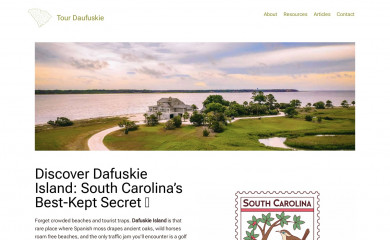 tourdaufuskie.com screenshot