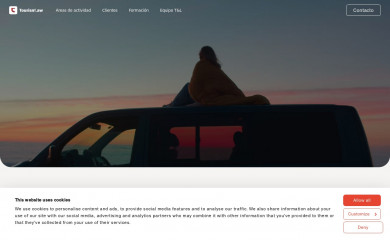 tourismandlaw.es screenshot