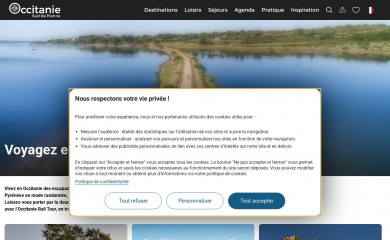 tourisme-occitanie.com screenshot
