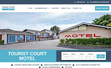 tourist-court.com screenshot