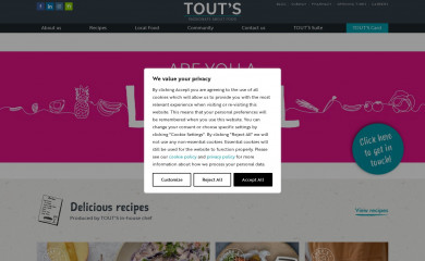 touts.co.uk screenshot