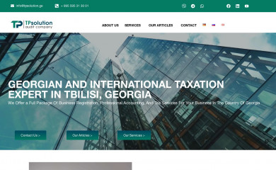 tpsolution.ge screenshot