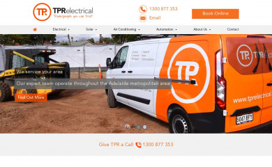 tprelectrical.com.au screenshot