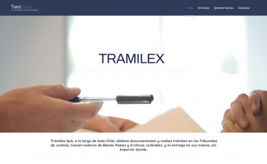 tramilex.cl screenshot
