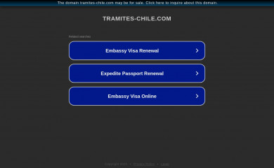 tramites-chile.com screenshot