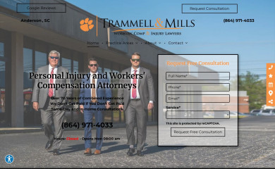 trammellandmills.com screenshot