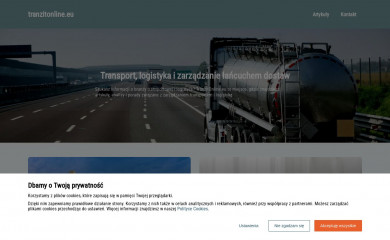 tranzitonline.eu screenshot