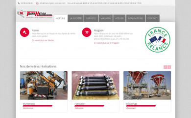 trans-hydro-concept.com screenshot