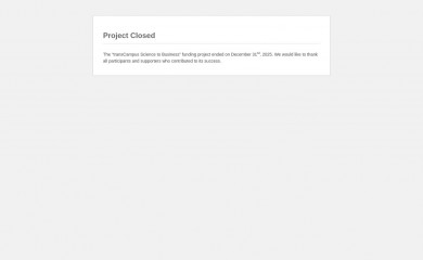 transcelerator.eu screenshot