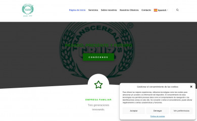 transcerealescruz.com screenshot