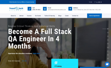 transfotechacademy.com screenshot