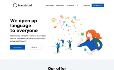 translated.com screenshot