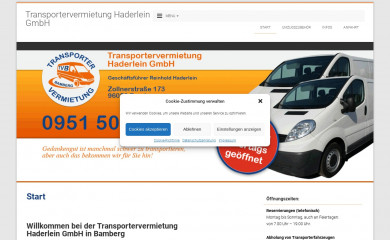 transportervermietung-bamberg.de screenshot
