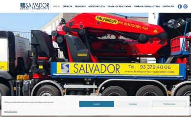 transportes-salvador.com screenshot