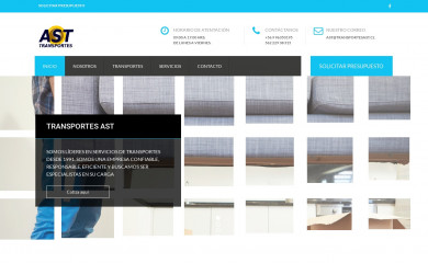 transportesast.cl screenshot