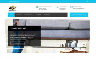 transportesast.cl screenshot