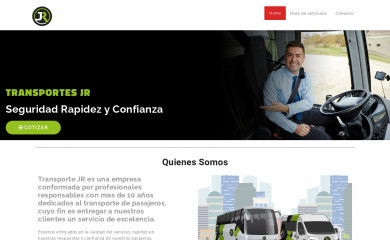 transportesjr.cl screenshot